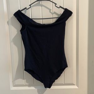 Off shoulder body suit